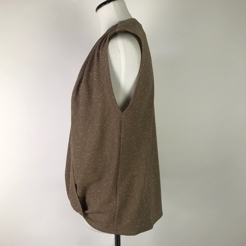 Alice + Olivia Lilah Crossover Hi-Low Blouse #1944 - Picture 4 of 8